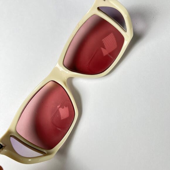 GIANNI VERSACE METRICS mod. 875 col. 793 sunglasses eyeglasses beige ONLY FRAME - Picture 9 of 10